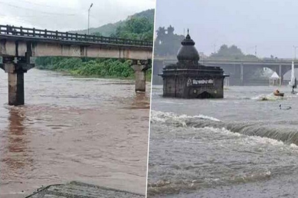 महाराष्ट्रात पावसाचा जोरदार मारा; रायगडमध्ये शाळांना सुट्टी, नद्यांना पूराचा धोका 